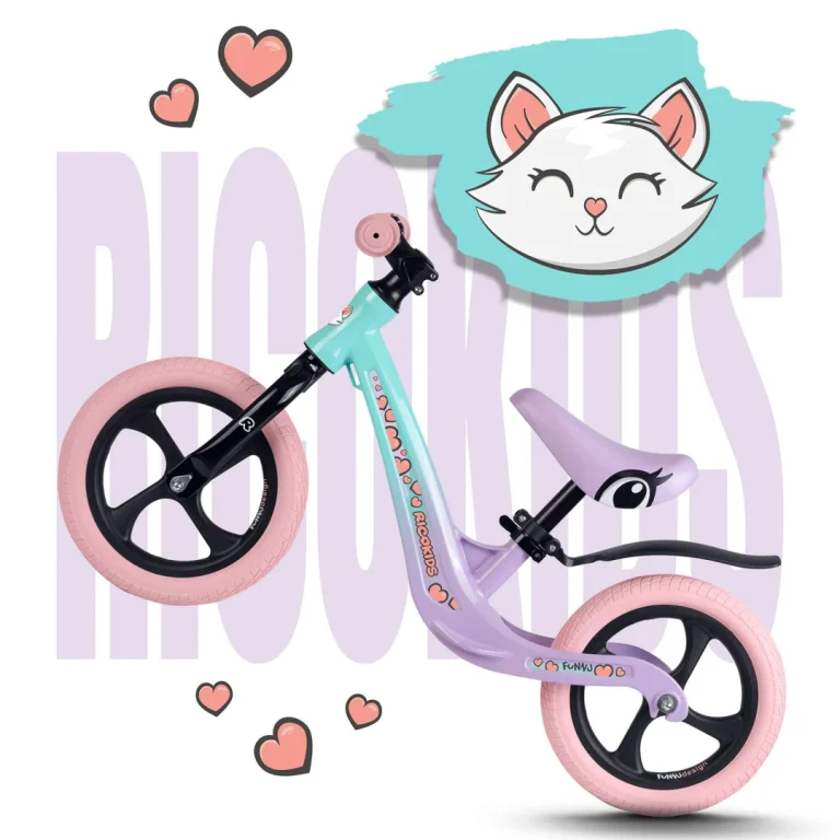 Ricokids Funnu Bicikl Za Ravnotežu Za Djecu, Siva, Var. 760504 5