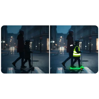 Ricokids Glow Trokotačni Balansirajući Skuter Za Djecu, Svijetli U Mraku Tirkizni 8