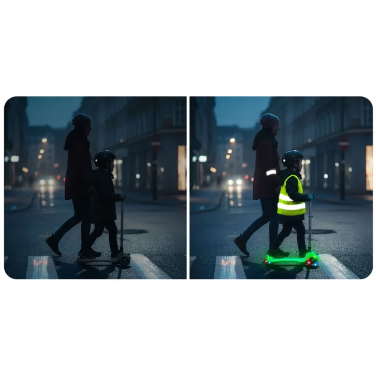 Ricokids Glow Trokotačni Balansirajući Skuter Za Djecu, Svijetli U Mraku Tirkizni 8