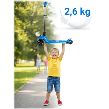 Ricokids Jelly Trokotačni Balansirajući Skuter Za Djecu, Svijetli U Mraku Plavi 10