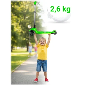 Ricokids Jelly Trokotačni Balansirajući Skuter Za Djecu, Svijetli U Mraku Zeleni 10