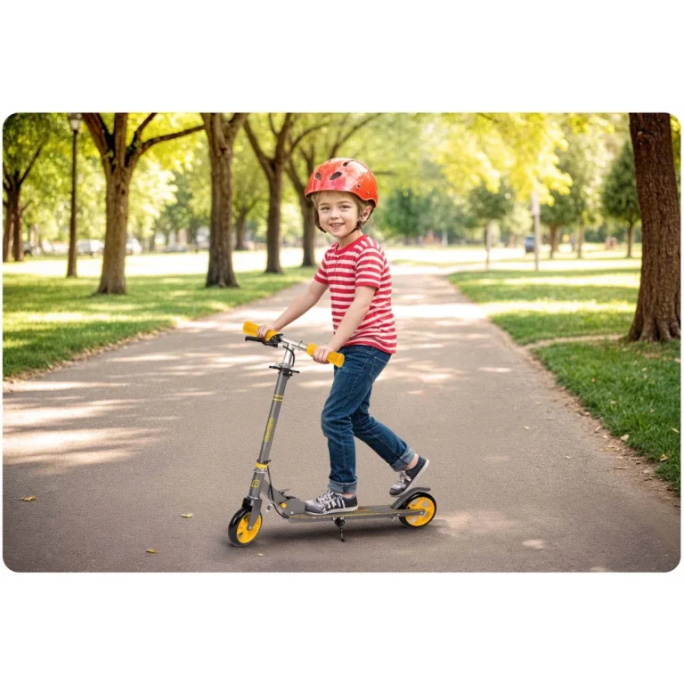 Ricokids Kodi Skuter Sivi I Narančasti 11