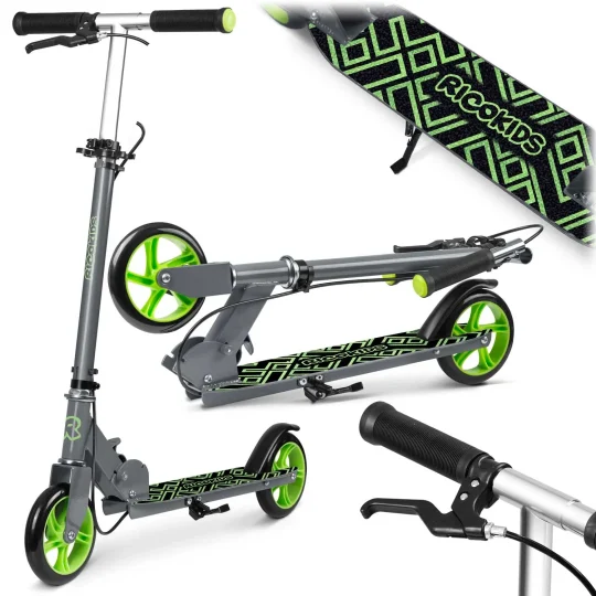 Ricokids Kodi Skuter Sivo Zeleni 1