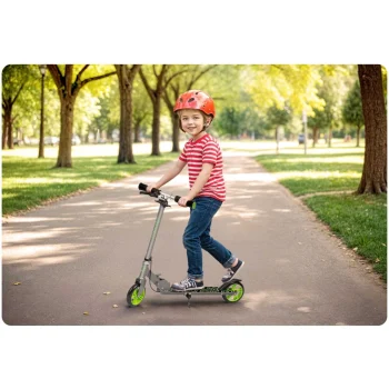Ricokids Kodi Skuter Sivo Zeleni 10