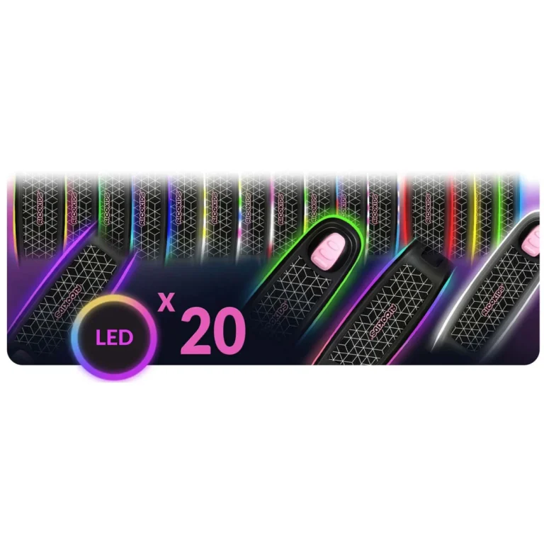Ricokids Leddi Led Skuter S Tri Kotača Za Djecu Crni I Tirkizni 7