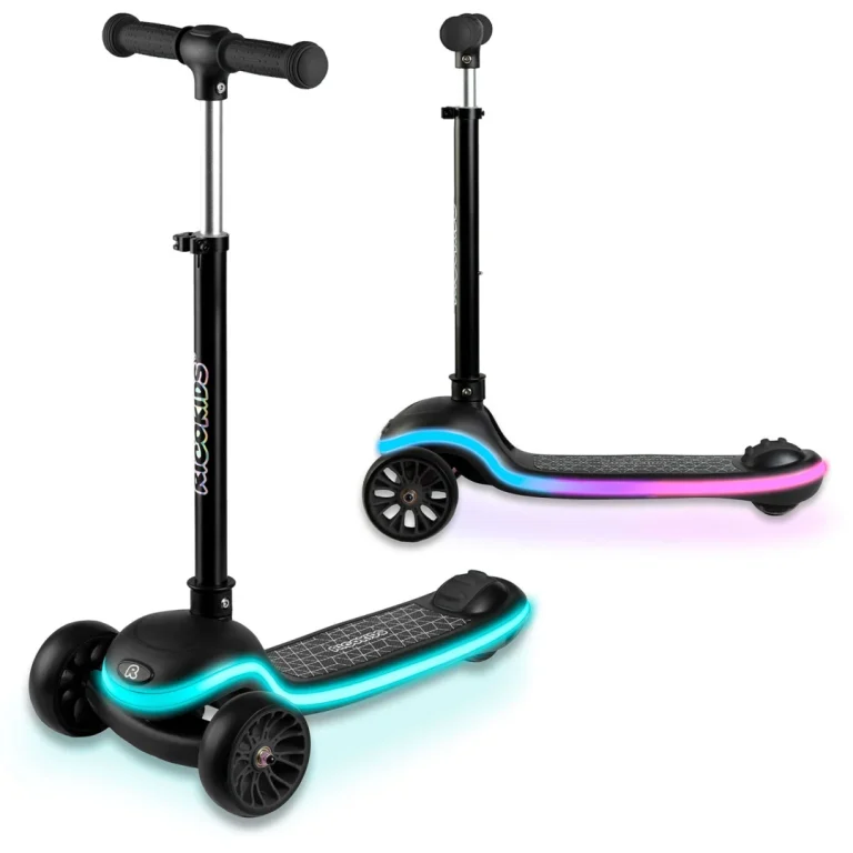 Ricokids Leddi Trokotačni Led Skuter Za Djecu Crni 14