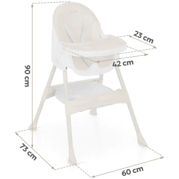Ricokids Mani Bež Stolica Za Hranjenje 7