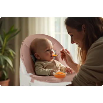 Ricokids Mani Ružičasta Stolica Za Hranjenje 11