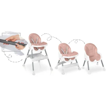Ricokids Mani Ružičasta Stolica Za Hranjenje 8