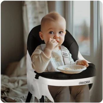Ricokids Mani Stolica Za Hranjenje Crna 10