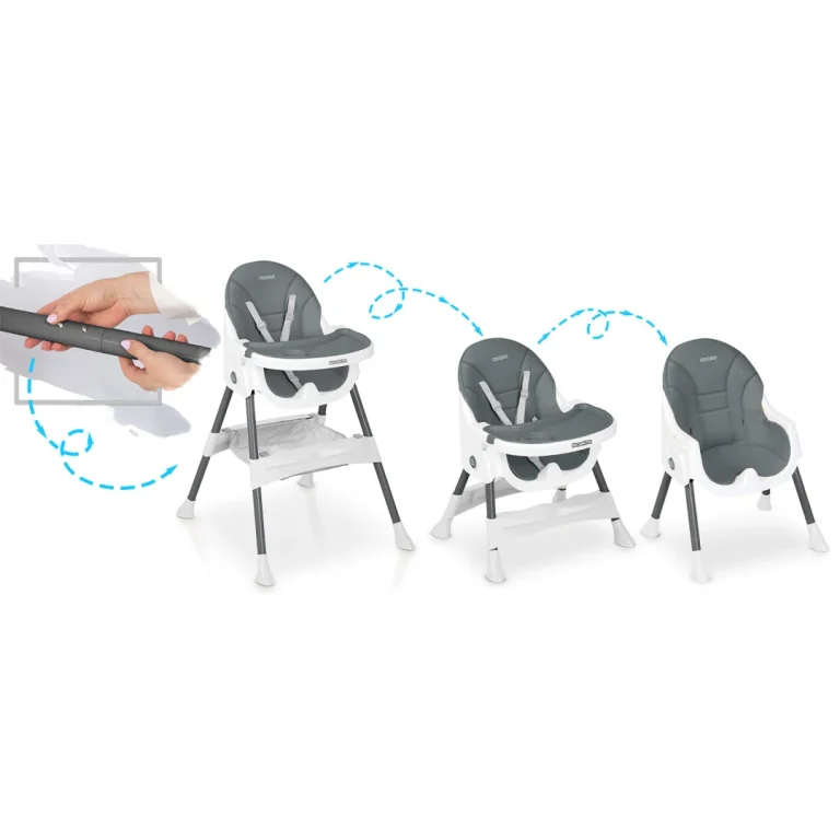 Ricokids Mani Stolica Za Hranjenje, Siva 8