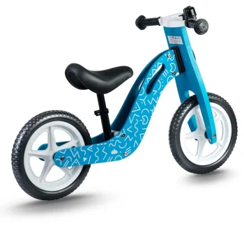 Ricokids Rc 613 Plavi Drveni Balansni Bicikl 4