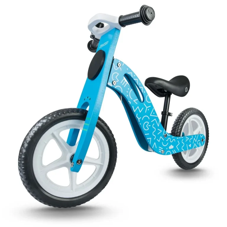 Ricokids Rc 613 Plavi Drveni Balansni Bicikl 5