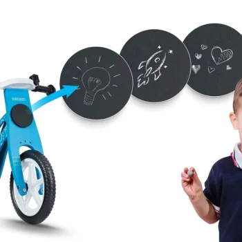 Ricokids Rc 613 Plavi Drveni Balansni Bicikl 6