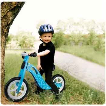 Ricokids Rc 613 Plavi Drveni Balansni Bicikl 9