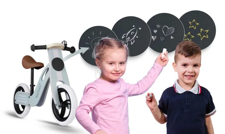 Ricokids Rc 618 Plavi Drveni Balansni Bicikl 6