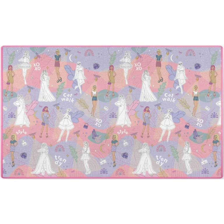 Ricokids Rk 343 Pjenasta Podloga Za Bojanje, Rolana, 200 X 120 X 0,3 Cm, Siva 2