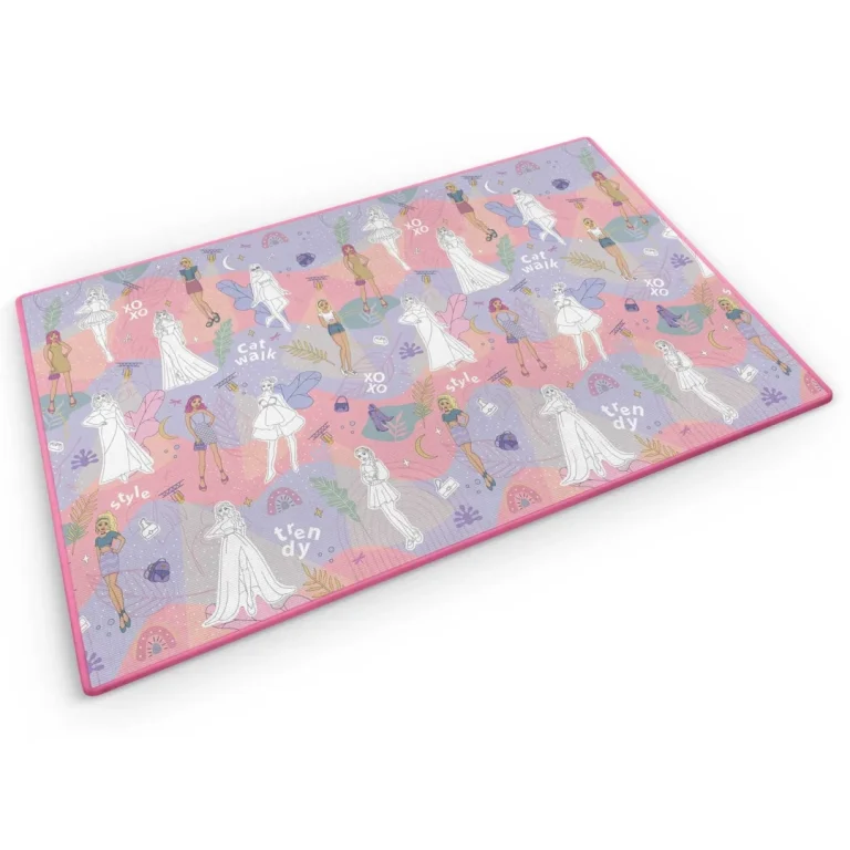 Ricokids Rk 343 Pjenasta Podloga Za Bojanje, Rolana, 200 X 120 X 0,3 Cm, Siva 5
