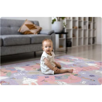Ricokids Rk 343 Pjenasta Podloga Za Bojanje, Rolana, 200 X 120 X 0,3 Cm, Siva 7