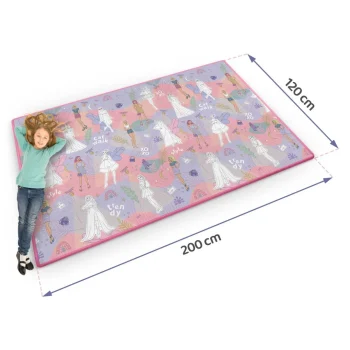 Ricokids Rk 343 Pjenasta Podloga Za Bojanje, Rolana, 200 X 120 X 0,3 Cm, Siva 8
