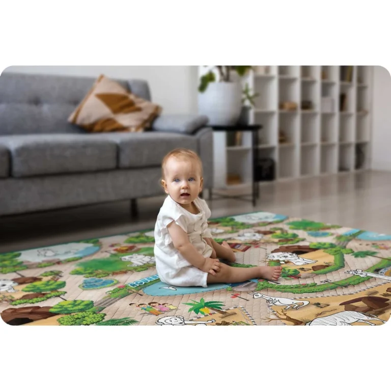 Ricokids Rk 343 Pjenasta Podloga Za Bojanje, Rolana, 200 X 120 X 0,3 Cm, Zelena 7