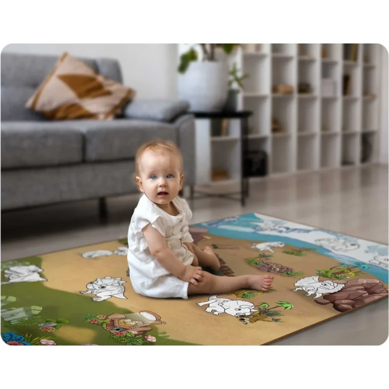 Ricokids Rk 344 Pjenasta Podloga Za Bojanje, Rolana, 120 X 90 X 0,3 Cm, Crvena, Var. 734402 10