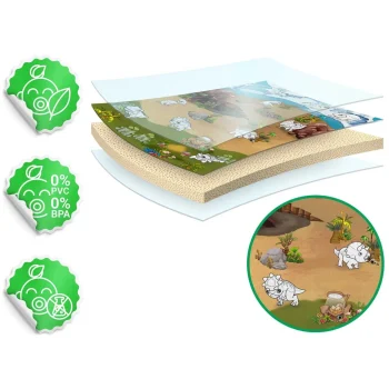 Ricokids Rk 344 Pjenasta Podloga Za Bojanje, Rolana, 120 X 90 X 0,3 Cm, Crvena, Var. 734402 11