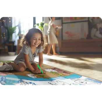 Ricokids Rk 344 Pjenasta Podloga Za Bojanje, Rolana, 120 X 90 X 0,3 Cm, Crvena, Var. 734402 8