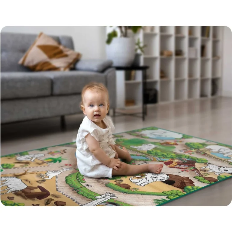 Ricokids Rk 344 Pjenasta Podloga Za Bojanje, Rolana, 120 X 90 X 0,3 Cm, Crvena 10