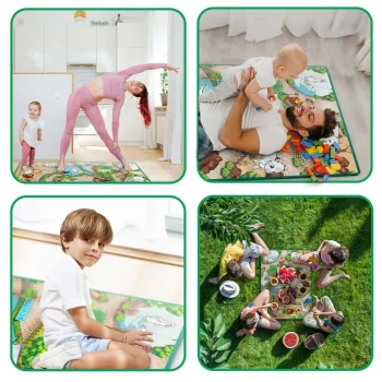 Ricokids Rk 344 Pjenasta Podloga Za Bojanje, Rolana, 120 X 90 X 0,3 Cm, Crvena 12