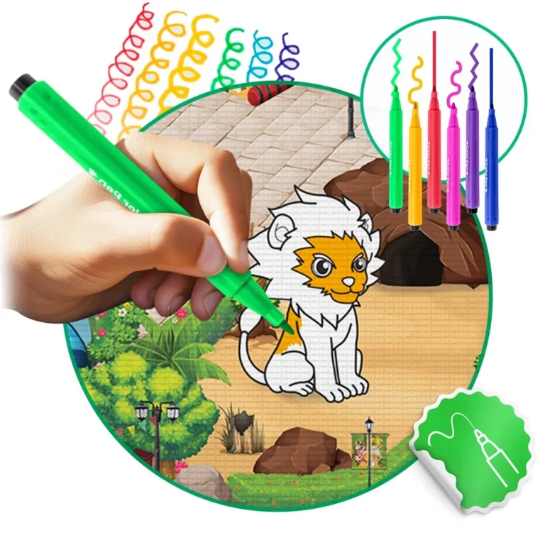 Ricokids Rk 344 Pjenasta Podloga Za Bojanje, Rolana, 120 X 90 X 0,3 Cm, Crvena 5