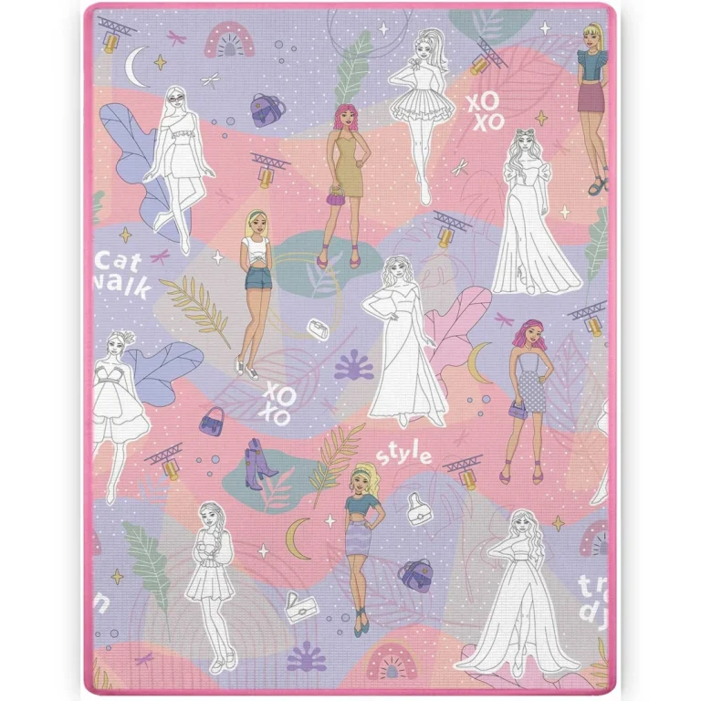 Ricokids Rk 344 Pjenasta Podloga Za Bojanje, Rolana, 120 X 90 X 0,3 Cm, Siva 2