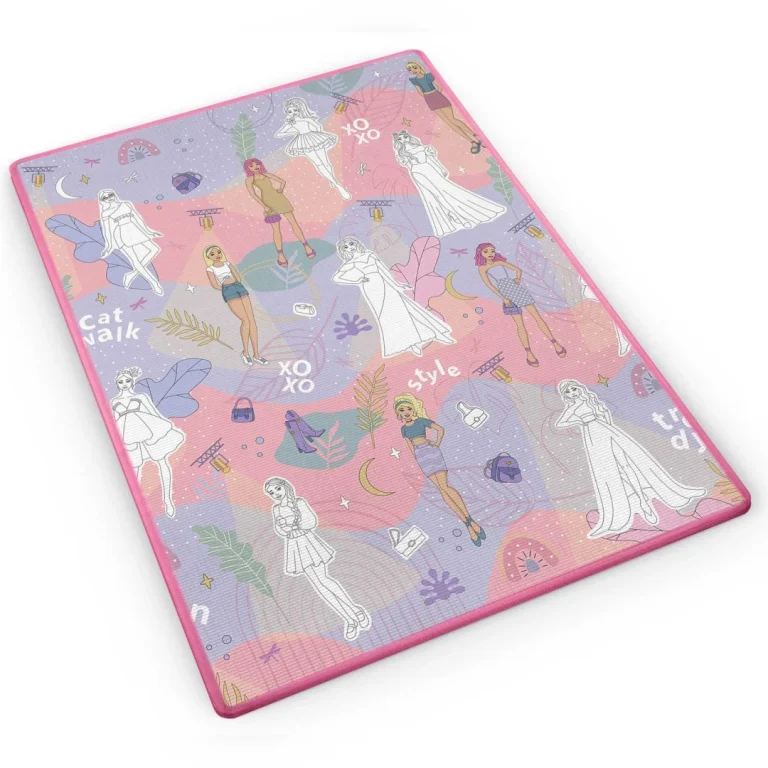 Ricokids Rk 344 Pjenasta Podloga Za Bojanje, Rolana, 120 X 90 X 0,3 Cm, Siva 3