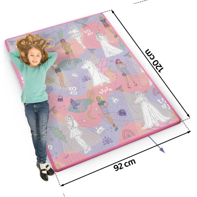 Ricokids Rk 344 Pjenasta Podloga Za Bojanje, Rolana, 120 X 90 X 0,3 Cm, Siva 5
