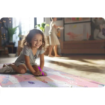 Ricokids Rk 344 Pjenasta Podloga Za Bojanje, Rolana, 120 X 90 X 0,3 Cm, Siva 7