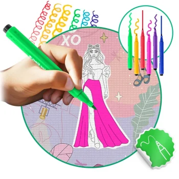 Ricokids Rk 344 Pjenasta Podloga Za Bojanje, Rolana, 120 X 90 X 0,3 Cm, Siva 8