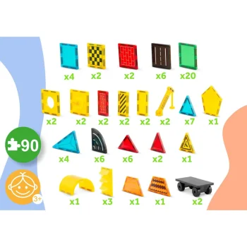 Ricokids Rk 780 Edukativne Magnetske Konstrukcijske Kocke 90 Kom 5