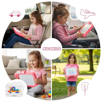 Ricokids Rk 823 Magnetska Ploča Za Slaganje S Tangramom Za Djecu, Crvena 11