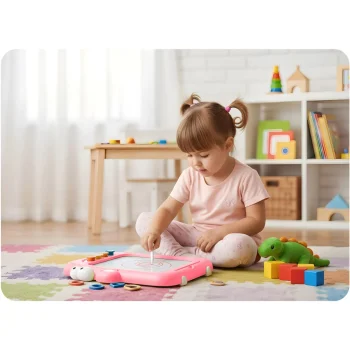 Ricokids Rk 823 Magnetska Ploča Za Slaganje S Tangramom Za Djecu, Crvena 7