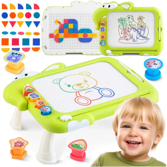 Ricokids Rk 823 Magnetska Ploča Za Slaganje S Tangramom Za Djecu, Zelena 1