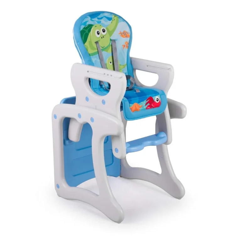 Ricokids Teri 3u1 Stolica Za Hranjenje Beba, Siva I Plava 2