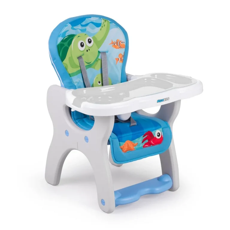 Ricokids Teri 3u1 Stolica Za Hranjenje Beba, Siva I Plava 3