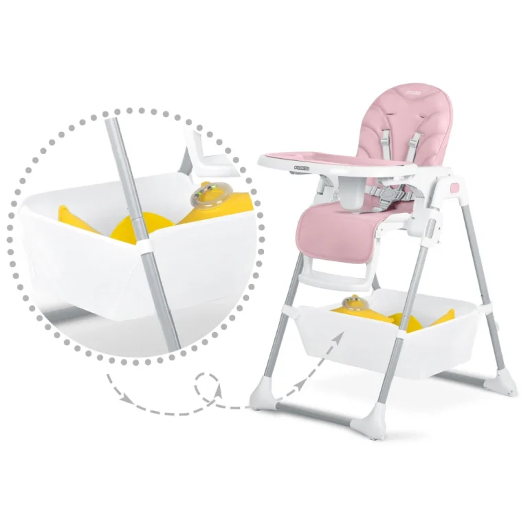 Ricokids Tulo Ružičasta Stolica Za Hranjenje 9