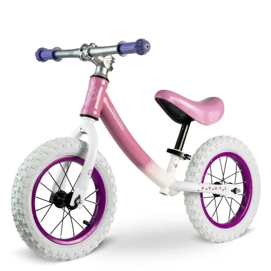 Ricokids Dječji Bicikl Za Ravnotežu, Bijeli I Rozi 1