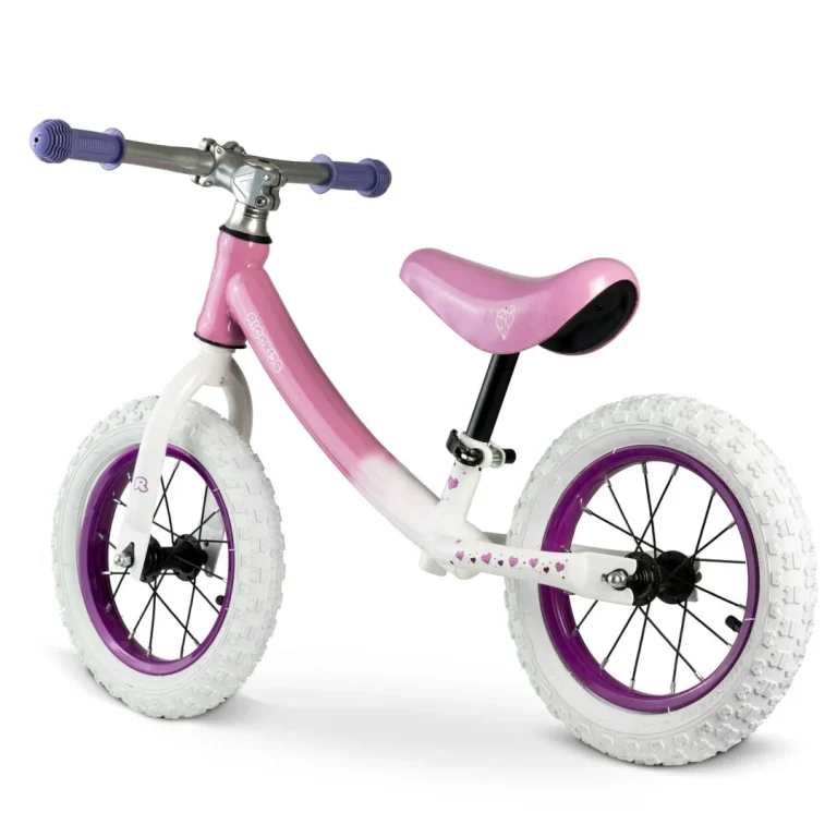 Ricokids Dječji Bicikl Za Ravnotežu, Bijeli I Rozi 4