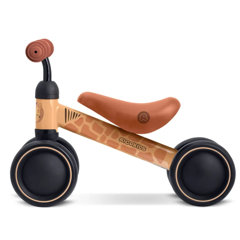 Ricokids Dječji Bicikl Za Ravnotežu S Tri Kotača, Smeđa 4