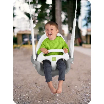 Ricokids Ljuljačka S Kantom 3 U 1, Siva I Bijela 7