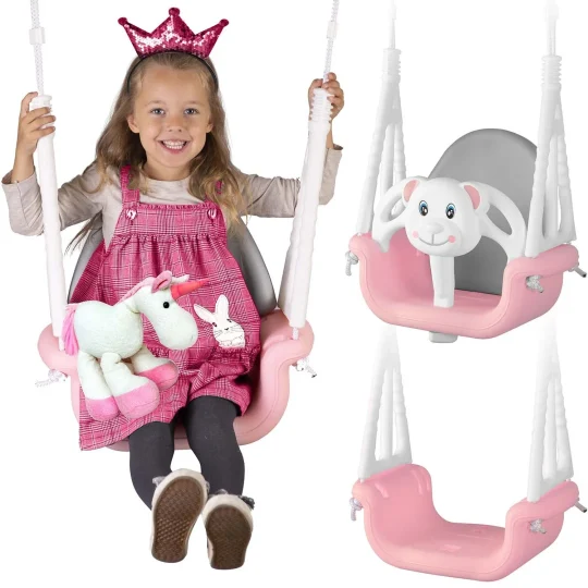 Ricokids Ljuljačka S Medvjedićem 3 U 1, Roza 1