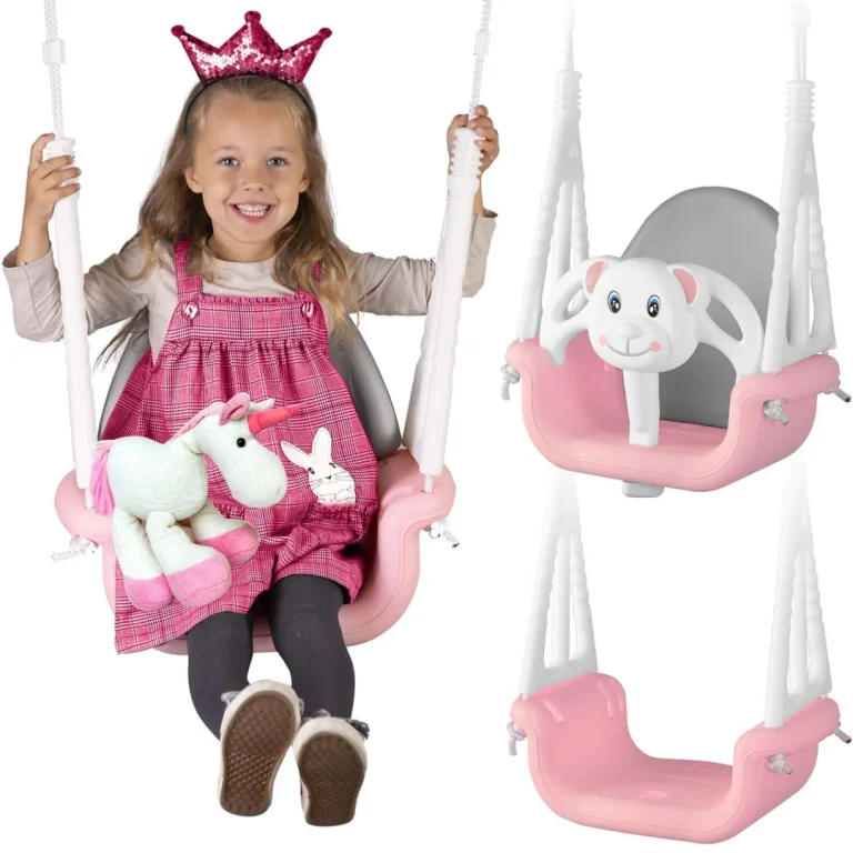 Ricokids Ljuljačka S Medvjedićem 3 U 1, Roza 1