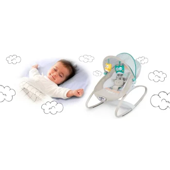 Ricokids Ljuljačka S Vibracijom I Glazbom Siva 11
